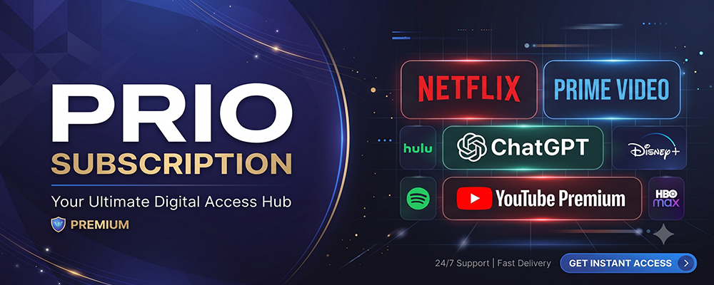 Prio Subscription — Your Ultimate Digital Access Hub